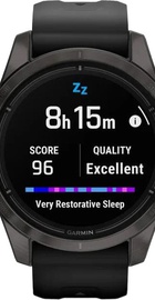Garmin Epix Pro Gen 2 Sapphire 42mm Carbon G. DLC Ti. with Black Band (010-02802-14/15)