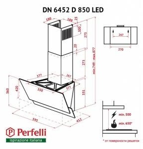 Perfelli DN 6452 D 850 WH LED
