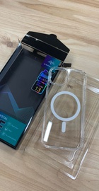 Monblan Magnetic Crystal Clear Case with Magsafe for iPhone 15