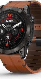 Garmin Epix Pro Gen 2 Sapphire 51mm Carbon G. DLC Tit. with Chestnut L. Band (010-02804-30)