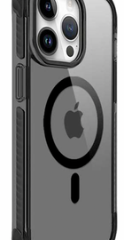 FJ Gears EchoWave Case with MagSafe for iPhone 15 Pro Max Black