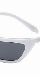 TOYEARN Vintage Sexy Ladies Cat Eye Sunglasses Women 2018 (C06 White frame/Grey Glasses)