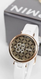 Garmin Lily Cream Gold Bezel with White Case and Silicone Band (010-02384-10)