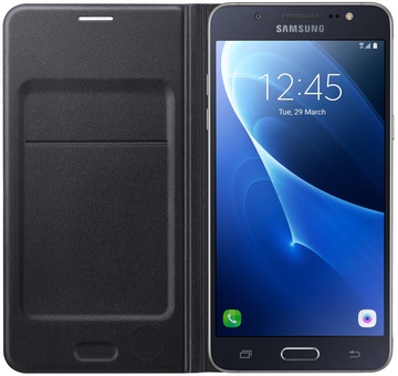 Samsung Flip Wallet for Galaxy J5 2016 J510H (EF-WJ510PBEGRU) Black