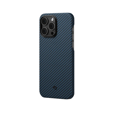 Pitaka MagEZ Case 3 Twill 1500D Black/Blue for iPhone 14 Pro (KI1408P)