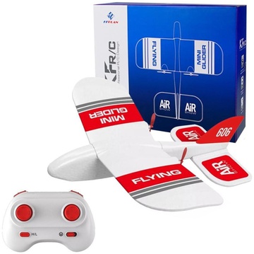 Самолет на радиоуправлении Kfplan Самолет со встроенным гироскопом White-Red (KF606)