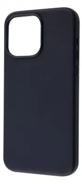 WAVE Premium Leather Edition Case with MagSafe iPhone 15 Pro Max Midnight