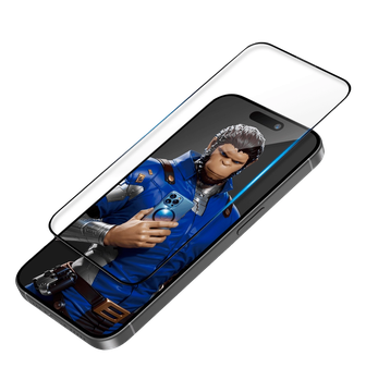 Blueo 3D Invisible Airbag Tempered Glass for iPhone 15 Pro