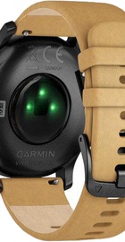 Garmin VIVOMOVE HR PREMIUM ONYX BLACK WITH TAN SUEDE BAND ONE-SIZE (010-01850-00)