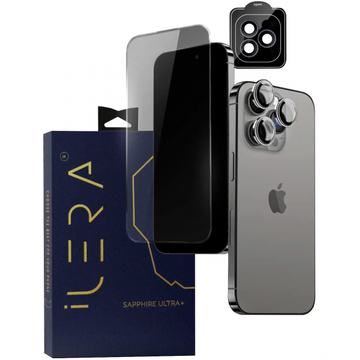 iLera Sapphire Ultra Plus Glass for iPhone 15 Pro