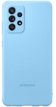 Samsung A525 Galaxy A52 Silicone Cover Blue (EF-PA525TLEG)
