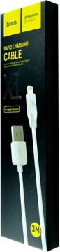 Hoco X1 Lightning Cable White (3m)