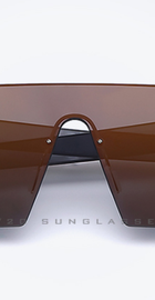 20/20 Brand Vintage Sunglasses Flat Lens Gold Revo (model 1604)