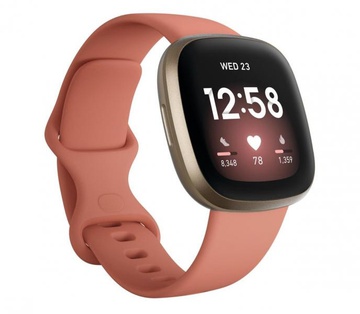 Fitbit Versa 3 Pink Clay/Soft Gold Aluminum (FB511GLPK)