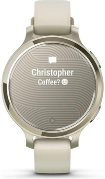 Garmin Lily 2 Active Lunar Gold with Bone Silicone Band (010-02891-00)