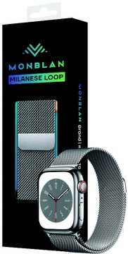 Monblan Milanese Loop for Watch 38mm/40mm/41mm/42mm Silver