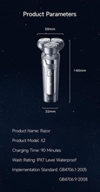 Enchen Rotary Shaver X2 Silver