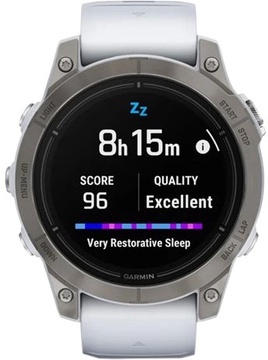 Garmin Epix Pro Gen 2 Sapphire 47mm Titanium w. Whitestone Band (010-02803-20/21)