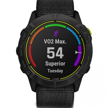 Garmin Enduro Black DLC Titanium with Black UltraFit Nylon Strap (010-02408-01)