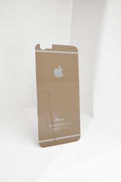 Simple Case Premium Mirror Tempered Glass Gold Matte for iPhone 6