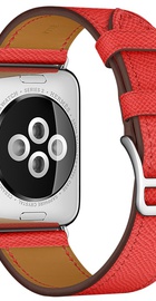 Apple Watch Hermes 38mm Series 2 Stainless Steel Case with Rose Jaipur Epsom Leather Single Tour (MNQ62)