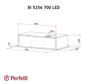Perfelli BI 5256 WH 700 LED