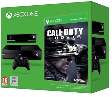 Microsoft Xbox One 500GB + Kinect 2 + Call of Duty Ghosts