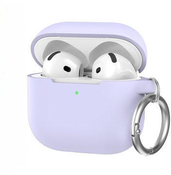 AhaStyle Colorful Silicone Case for Airpods 4 Lavender