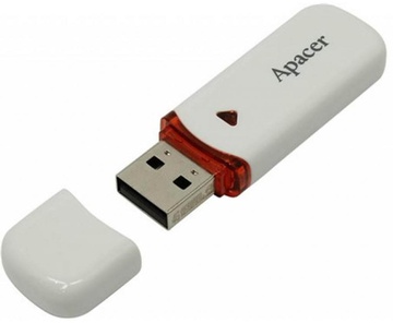 Apacer 64 GB AH333 White USB 2.0 (AP64GAH333W-1)