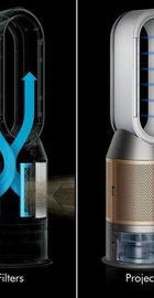 Dyson Purifier Humidify+Cool PH2 De-Nox White/Gold (545007-01)