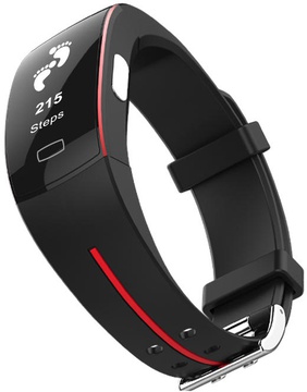 Lemfo P3 Plus с ЭКГ и тонометром (Красный)