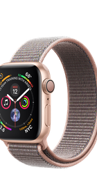 Apple Watch Series 4 GPS 40mm Gold Aluminum Case with Pink Sand Sport Loop (MU692)