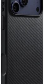 Pitaka Aramid ProGuard Case for iPhone 17 Pro Max 600D Black/Grey [Twill] (KI1701MGPM)