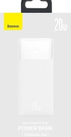 Baseus Bipow Digital Display Powerbank 20000mAh 20W White (PPDML-M02)
