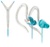 Yurbuds Focus 400 Aqua/White
