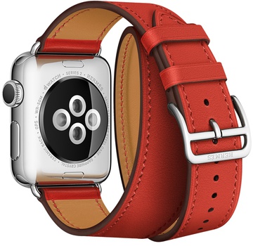 Apple Watch Hermes Barenia Leather Double Tour Regular 38mm/40mm/41mm/42mm Capucine (MMNX2)