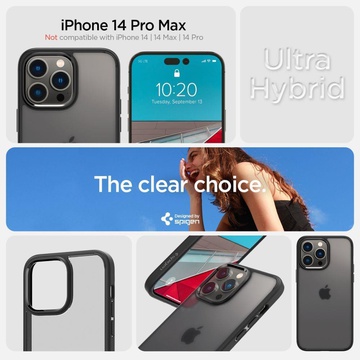 Spigen iPhone 14 Pro Max Ultra Hybrid Frost Black (ACS04824)