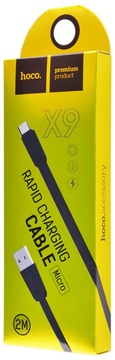 Hoco X9 Rapid Micro-USB Cable (2m) Black