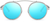 Classic Vintage Gothic Steampunk Silver Frame/Blue Glasses