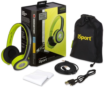 Monster iSport Freedom Wireless Bluetooth On-Ear Green