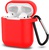 Blueo Liquid Silicone Protective Case for Airpods Red