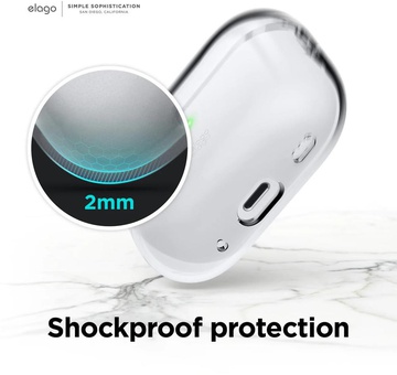 Elago Clear Hang Case Transparent for Airpods Pro 2nd Gen (EAPP2CL-HANG-CL)