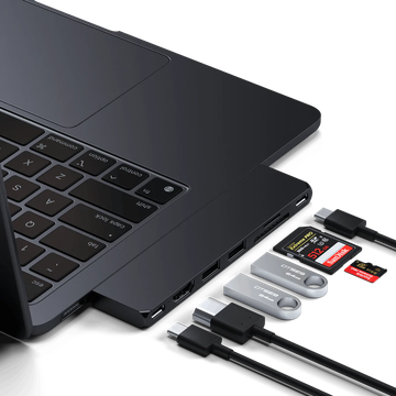 Satechi Aluminum USB-C Pro Hub Slim Adapter Midnight (ST-HUCPHSD)