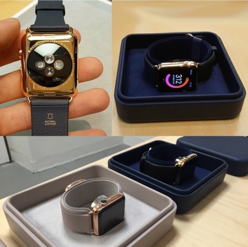 Apple Watch Edition 42mm 18-Karat Rose Gold Case with White Sport Band (MJ4A2)