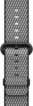 Apple Watch 42mm/44mm/45mm/46mm/49mm Black Check Woven Nylon (MQVK2)