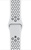 Apple Watch 42mm/44mm/45mm/46mm/49mm Pure Platinum/Black Nike Sport Band S/M&M/L (MX8F2)