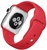 Apple Watch Sport 38mm Silver Aluminum Case with Red Sport Band (MME92)