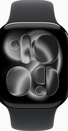 Apple Watch Series 11 GPS 42mm Jet Black Alu. Case w. Black S. Band - M/L (MEQU4)