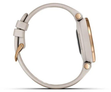 Garmin Lily Rose Gold Bezel with Light Sand Case and Silicone Band (010-02384-11)