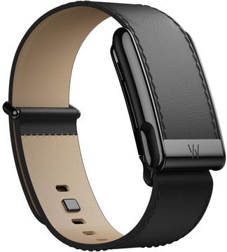 WHOOP MG LeatherLuxe Straight Black/Cream with Black L/XL + 12 Month Membership